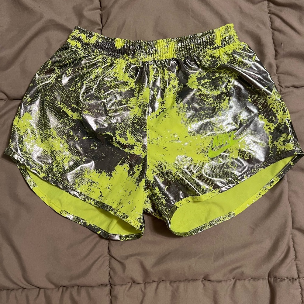 lime green nike shorts